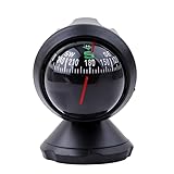 DIGJOBK Kompass Outdoor 1Pc 360 Degree Rotation Waterproof Vehicle Navigation Ball Shaped Car...