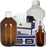 Ionic-Pulser® Standard S Silber-Generator + Wasser + Braunglasflasche 500 ml und Sprühflasche 100...