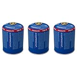 Campingaz CV 470 Plus Ganzjahres-Gaskartuschen 3er-Pack | Ventilkartusche mit patentierter Easy Clic...