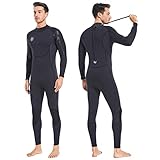 Neoprenanzug Herren Neopren Thermo Schwimmanzug - 3MM UV Schutz Damen Tauchanzug Lange Ärmel...