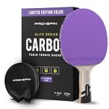 PRO SPIN Tischtennisschläger - Hochwertiger Tischtennisschläger mit Carbonfaser | Limited Edition...