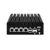 HUNSN Micro Firewall Appliance, Mini PC, VPN, Router PC, Intel Alder Lake-N 12th Gen N100, RJ42, 4 x...