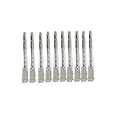 Edelstahl 10er Clip Frisur Haar einzelne DIY Prong Stahl Haarpflege Haarwachs