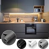 Cahomo PVC Selbstklebende Klebefolie, 60 * 550cm Matt verdickte Küchenschrank Aufkleber Möbelfolie...