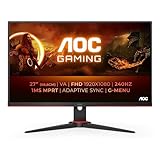 AOC Gaming 27G2ZNE - 27 Zoll Full HD Monitor, 240 Hz, 1 ms MPRT, FreeSync Prem. (1920x1080, HDMI...