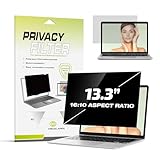 Fluflyer 13,3 Zoll Laptop Blickschutzfolie 16:10, Anti-Blaulicht, Blendfrei, Augenschutz,...