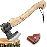 Purple Dragon Beil Axt Outdoor - mit Scheide, Äxte Holz Spalten 40cm Spaltaxt für Holz,...