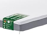 DREAMSTAR Komfort Topper 140x200 cm 7-Zonen | Visco Matratzentopper atmungsaktiv, rutschfest &...