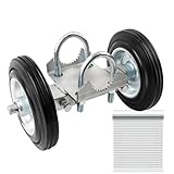 Schiebetor Rollen - 272 kg Tragkraft Schiebetorrad Mit Gummibereifung | Robustes Plattenlaufrad mit...