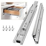AOLISHENG Schubladenschienen Vollauszug 300mm Schwerlastauszug mit 45 kg Tragkraft für...