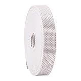 Rollladengurt 22/23 mm in Grau 6m, Verstärkte-Ausführung Made IN Germany, Gurtband für...