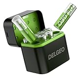 Wiederaufladbare Lithium Akkus AA 8 Pack mit Ladegerät, 3600mWh Hohe Kapazität 1.5V AA Batterien,...