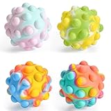 4 Stück Wutball für Kinder, Stressball Kinder, Knautschball Kinder, Anti Stress bälle,...