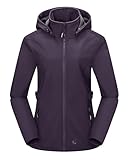 Outdoor Ventures Wasserdichte Softshelljacke für Damen, mit austauschbarer Kapuze,...