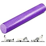 Yes4All Hochdichte Faszienrolle 30/45/60/90 CM Foam Roller, Schaumstoffrolle für Rücken...