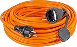 as - Schwabe Baustellen-Panzerleitung, 10 m robustes Panzer-Kabel H07BQ-F 3G1,5,...