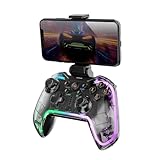 Mars Gaming MGP-BT2, Gamepad Bluetooth 5.0, RGB Neon, Smartphone-Halterung bis 7', Haptisches...