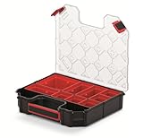 Mivos Sortimentskasten 284x243x50 mm - Sortimentsbox für Zubehör und Kleinteile - Schraubenbox mit...