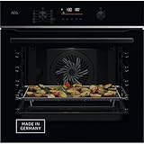 AEG Wifi Einbaubackofen, Serie 6 LED-Touchdisplay, Made in Germany, Pyrolyse Selbstreinigung,...