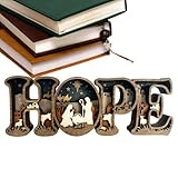 Jesus Geburt Licht - 3D Holz HOFFNUNG Buchstaben, Glauben Ornament Display, Rustikale Religiöse...