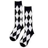 Limtula Lange glatte Socke, knielang, Schleifen, lässiger Fußschmuck, Diamant-Gitter, Herbst,...