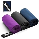 Mikrofaser Handtuch 3er Set (50*100cm): Schnelltrocknend & Kompakte Microfaser Sporthandtuch, für...
