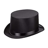 Boland - Hut Gala, Zylinder, Einfassband, elegant, Filz, 20er Jahre, Gatsby, Karneval, Halloween,...