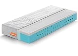 Marcapiuma Einzelmatratze Essential Latex Gel 90x200 h 21 cm Härtegrad H3 Mittel/Fest...