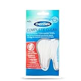 DenTek Complete Clean Zahnseide Sticks (40 Stk.) – Zahnsticks mit Minzgeschmack – Für...