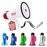 Pyle Megaphon mit Sirene, Signalhorn – Siren Megaphone – Mini Megafon Kinder & Erwachsene 20W,...