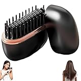 Kabellose Glättbürste, 2-in-1, Mini-USB, wiederaufladbar, Heizkamm mit 3 Temperaturen (160 – 200...