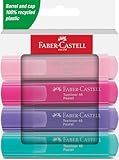 Faber-Castell Textmarker TL 46 Pastell 4er Kartonetui