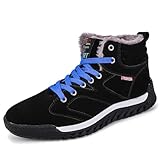 Thermo Winterstiefel Für Herren Knöchelhohe Wasserdichte Schnee Wanderschuhe Mit Weichem...