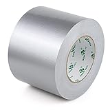 BOMEI PACK Panzertape Silber Wasserfest 100mmx50m für Reparaturen, Gewebeband - Panzerband Extra...