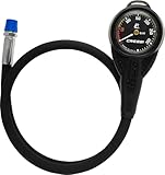 CRESSI Unisex-Adult SPG W/Rubber Housing Vale 300 C (BAR) Mini Manometer mit Gummimantel und HP...