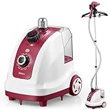Yabano Vertikaler Steamer & Dampfglätter, 1950W, 40g/min Konstanter Dampf, 11 Dampffunktionen 1,35...
