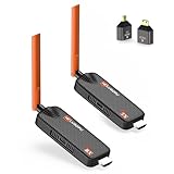 2025 Wireless HDMI, 4K Decoding HDMI Wireless Transmitter and Receiver bis zu 6 RX, APP-Anzeige,...