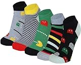 Sommer Kinder Socken Sneaker Kurzsocken,5 Paar, Jungen (DE/NL/SE/PL, Numerisch, 27, 30, Regular,...