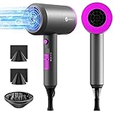 Ionen Föhn AC Motor 1800W Haartrockner, Slopehill Schnelltrocknen Hair Dryer, Salon Haarfön mit...