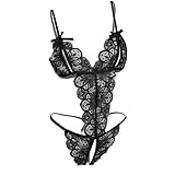 LEBENSFROH Sexy Dessous Damen Sexy Unterwäsche Dessous Damen für Sex Strapsen Dessous Set Spitze...