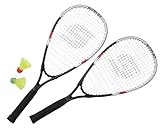Sunflex® Badminton Sonic Speed Set II Badminton - Unisex - Erwachsene - Federball - Schläger Set -...