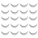 IMIKEYA 10 Paar Kurze Natürliche Künstliche Wimpern für Frauen Leichte Wimpernverlängerungen...