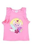 Disney Stitch Mädchen T-Shirt mit Pailletten und Engel Motiv, Kurzärmliges T-Shirt aus Weicher...