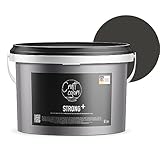 Craft Colors Wandfarbe Strong+ Anthrazit, 5 Liter für stark beanspruchte Flächen wie...