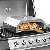 ARKEM Pizzaofen mit Keramikstein für Gas-Kohlegrill Forno Elettrico Incasso Pizza Maker Machine