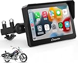 Motorrad Navi Carplay Bildschirm Carpuride W702, Kabellos CarPlay & Android Auto, 7 Zoll...