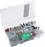 Connex Haushalts-Sortiment 182-teilig + 120 g - Wandhaken, Nägel, Pinnwandnadeln & Co. -...