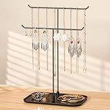 Josmimic Schmuckständer, Schmuckhalter, Schmucktablett, Schmuckaufbewahrung für Halsketten...