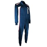 Speed Racewear Kart-Overall DETROIT 2.0 blau/weiß/rot (S)