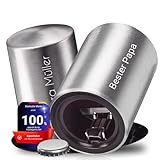 Flaschenöffner personalisiert Push & Pull - Geschenk zum Geburtstag für Männer - Aluminium...